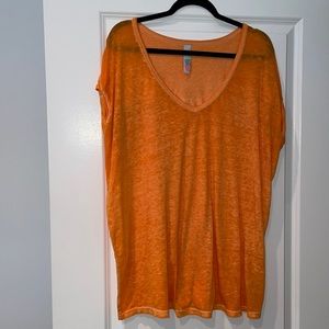 FP Beach t shirt- orange